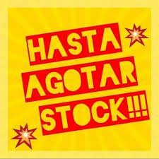 HASTA AGOTAR STOCK!!